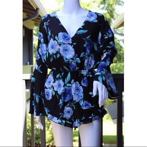Forever 21 Floral  Romper